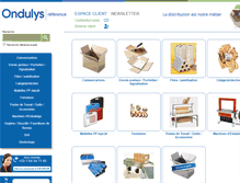 Tablet Screenshot of ecommerce.ondulys.com